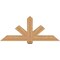 Ekena Millwork Kennewick Timber Gable Bracket, Western Red Cedar, 60"W x 25"H x 5 1/2"D x 5 1/2"F, 10/12 Pitch GBW060X25X0606KEN00SWR - alternate 1